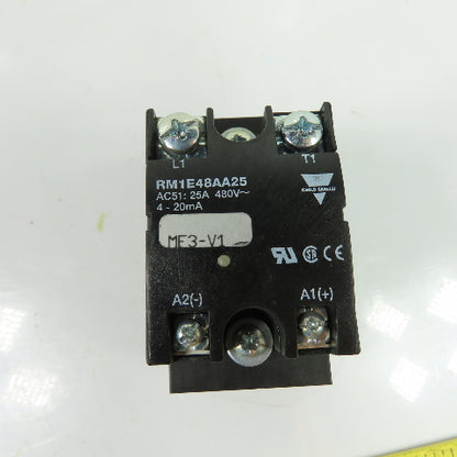 Carlo Gavazzi RM1E48AA25 25A Solid State Relay 480VAC 4-20mA Input