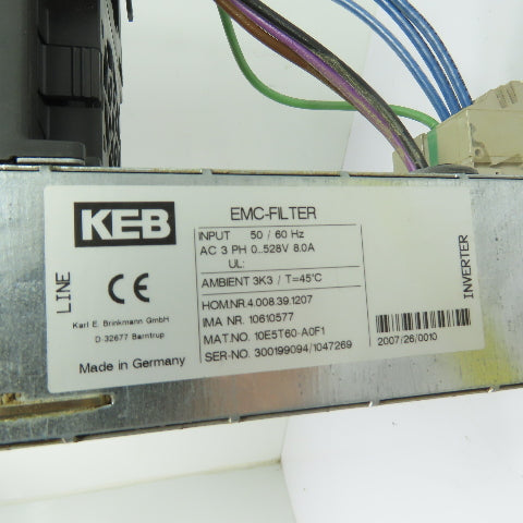 AutomationDirect GS13N-43P0 3HP VFD AC Drive 3Ph 460V w/ KEB EMC Filter