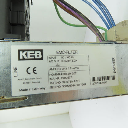 AutomationDirect GS13N-43P0 3HP VFD AC Drive 3Ph 460V w/ KEB EMC Filter