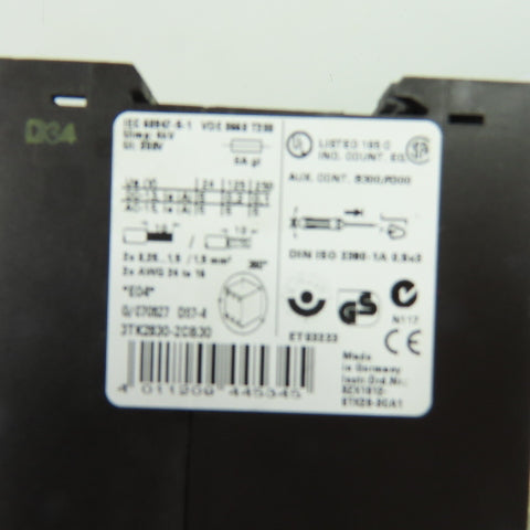Siemens 3TK2830-2CB30 Sirius Safety Relay 24VAC/DC