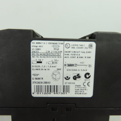 Siemens 3TK2828-2BB40 SIRIUS Safety Relay 24VDC