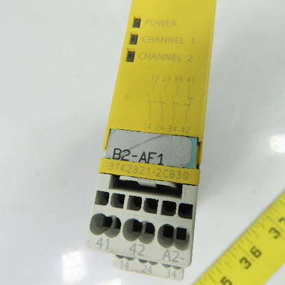Siemens 3TK2821-2CB30 24V AC/DC SIRIUS Time Delayed Safety Relay 3NO/1NC