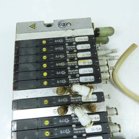 Rexroth R 480 098 560 0 820 062 051 11-Station Solenoid Valve Manifold 24VDC