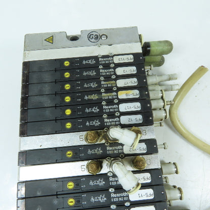 Rexroth R 480 098 560 0 820 062 051 11-Station Solenoid Valve Manifold 24VDC