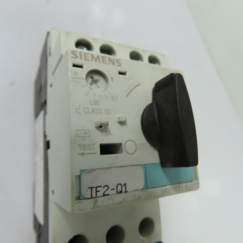 Siemens 3RT1016-1BB41 3RV1021-0JA10 0.7-1A Manual Motor Starter Protector 690V