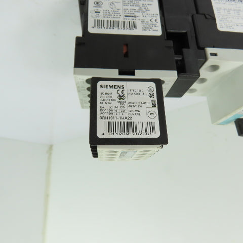 Siemens 3RT1016-1BB41 3RV1021-0JA10 0.7-1A Manual Motor Starter Protector 690V