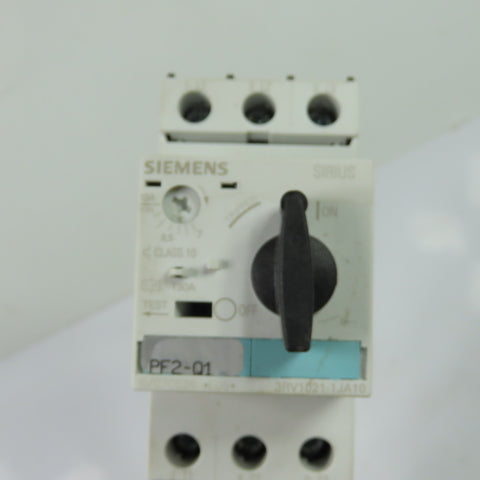 Siemens 3RT1016-1BB41 3RV1021-1JA10 7-10A 3P Motor Starter Protector 690V
