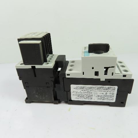 Siemens 3RT1016-1BB41 3RV1021-1JA10 7-10A 3P Motor Starter Protector 690V