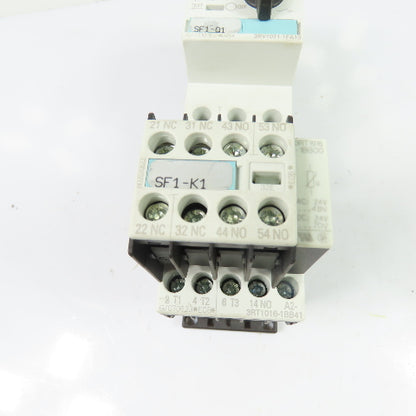 Siemens 3RT1016-1BB41 3RV1021-1FA10 3.5-5A Motor Starter Protector 690V