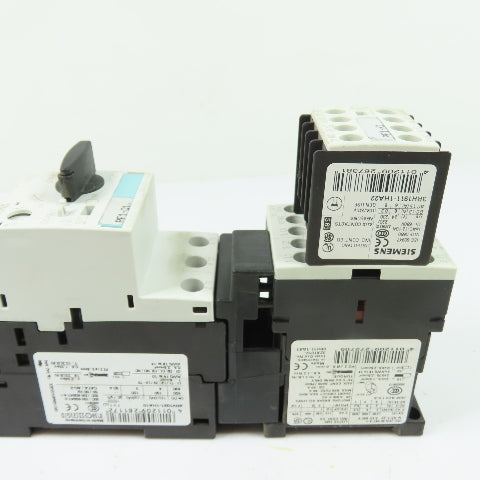 Siemens 3RT1016-1BB41 3RV1021-1HA10 5.5-8A Motor Starter Protector 690V