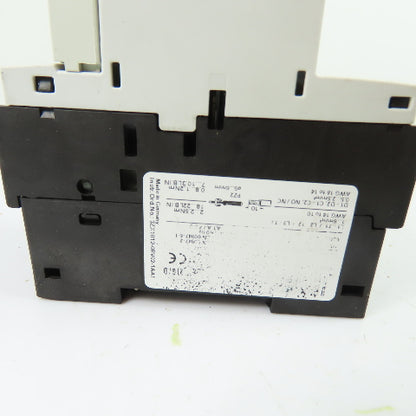 Siemens 3RV1021-4AA10 11-16A 3-Pole Manual Motor Protector Circuit Breaker 600V