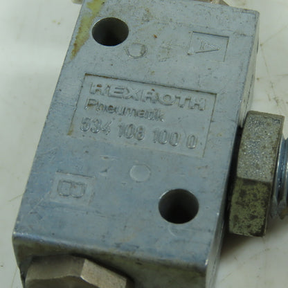 Rexroth 534 108 100 0 Pneumatic Flow Control Valve 1/4" NPT