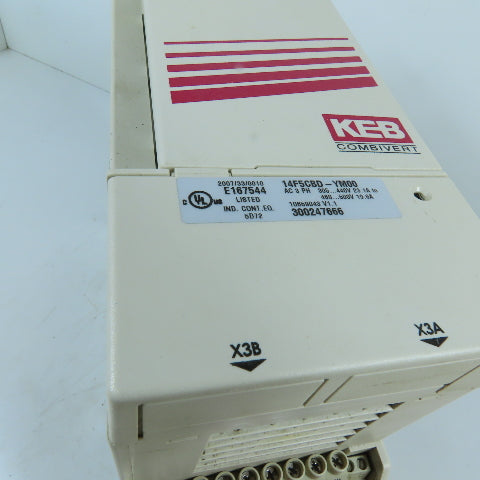 KEB 14F5CBD-YM00 7.5kW AC Variable Frequency Drive w/ EMC Filter 3Ph 500V