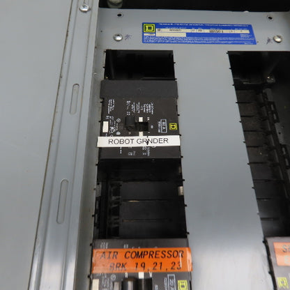 Square D NF442L2C 250A Panelboard Enclosure 600Y/347V 3Ph 4W w/ 200A Main