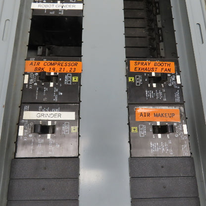 Square D NF442L2C 250A Panelboard Enclosure 600Y/347V 3Ph 4W w/ 200A Main