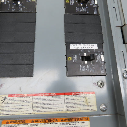 Square D NF442L2C 250A Panelboard Enclosure 600Y/347V 3Ph 4W w/ 200A Main