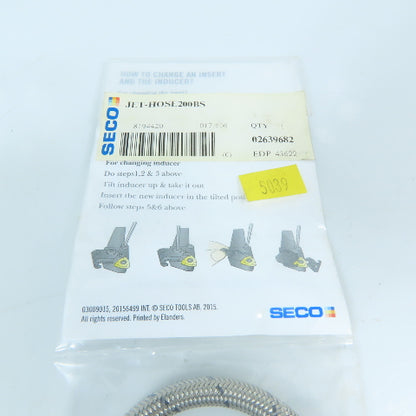 SECO JET-HOSE200BS Braided Stainless Coolant Hose Fitting Kit