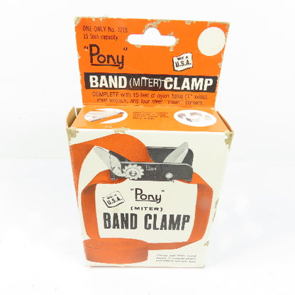Pony 1215 Band (Miter) Clamp Kit 15' Capacity NEW