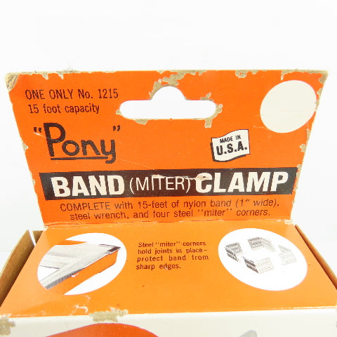 Pony 1215 Band (Miter) Clamp Kit 15' Capacity NEW