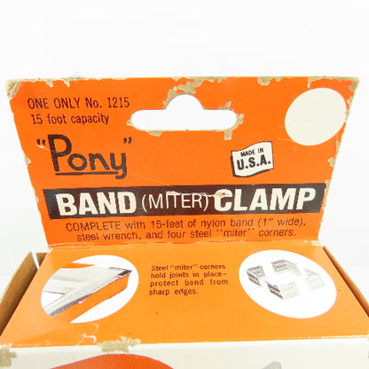 Pony 1215 Band (Miter) Clamp Kit 15' Capacity NEW