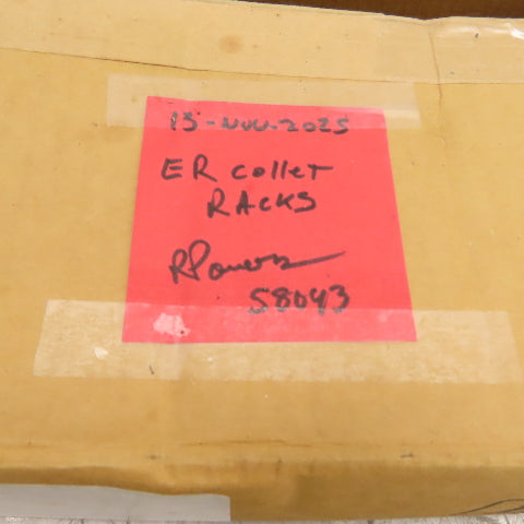 Huot 14804 40 Collet ER32 Steel Collet Storage Rack Tray NEW 17"x 9-1/8"x 2"