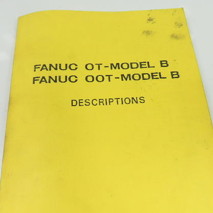 FANUC B-60122E/01 0T-Model B / 00T-Model B CNC Control Descriptions Manual