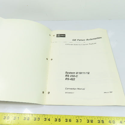 GE Fanuc GFZ-60043E/01 System 0/10/11/12 RS232-C RS-422 Connection Manual