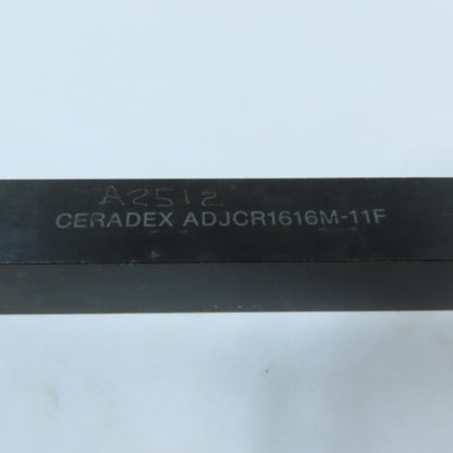 CERADEX ADJCR1616M-11F 5/8" Square Shank Indexable Turning Tool Holder