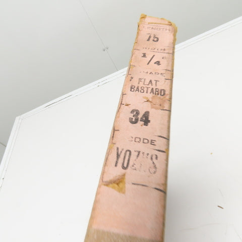 DoALL Vintage NOS Precision File Band Flat Bastard 1/4" Wide 75" Length
