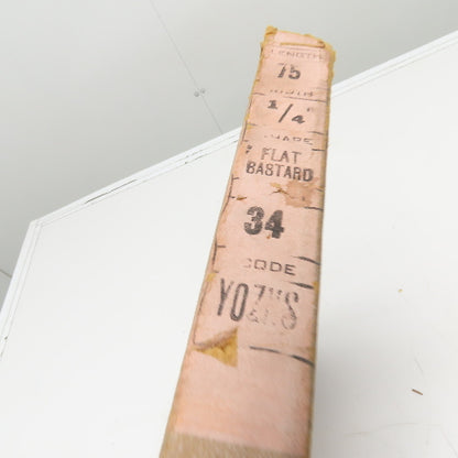 DoALL Vintage NOS Precision File Band Flat Bastard 1/4" Wide 75" Length