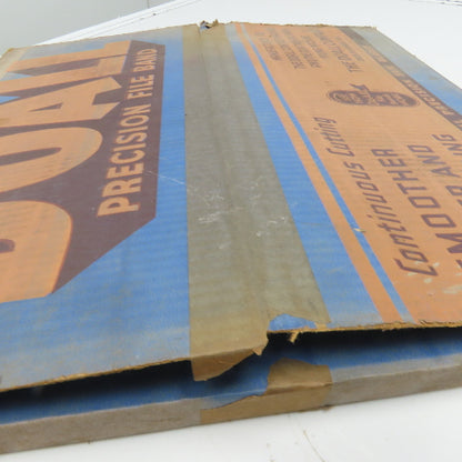 DoALL Vintage NOS Precision File Band Flat Bastard 1/4" Wide 75" Length