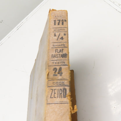 DoALL Vintage NOS 1/4" Wide x 171" OAL Flat Bastard File Band