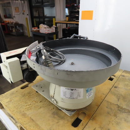 Accu-Count Model 15 Vibratory Parts Feeder Bowl 117V W/ Accu-Count 124 Autobag