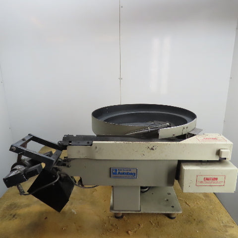 Accu-Count Model 15 Vibratory Parts Feeder Bowl 117V W/ Accu-Count 124 Autobag