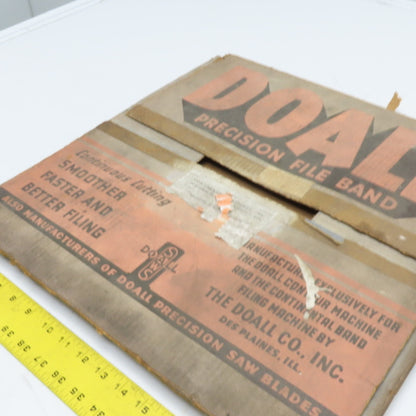 DoALL Vintage NOS 1/4" Wide x 171" OAL Flat Bastard File Band
