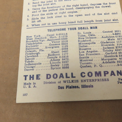 DoALL Vintage NOS 1/4" Wide x 171" OAL Flat Bastard File Band