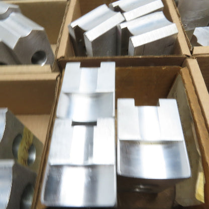 Dillon Huge Lot Misc. Radius Aluminum Soft Lathe Chuck Jaw Serrated 33 Sets