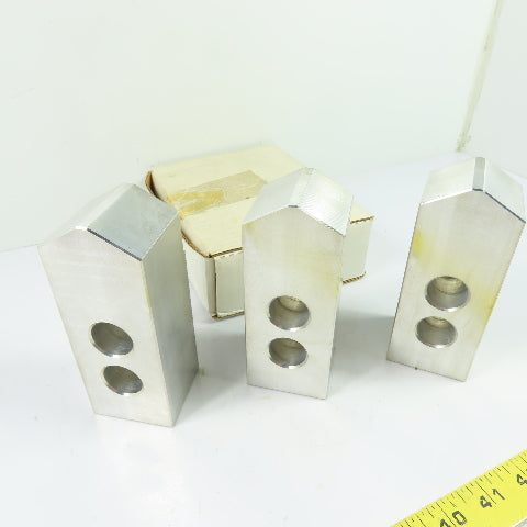 K12 Materman 08637522 12" Aluminum Serrated Soft Lathe Chuck Jaws 2"hi 1.5mm 60°