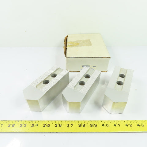 K12 Materman 08637522 12" Aluminum Serrated Soft Lathe Chuck Jaws 2"hi 1.5mm 60°