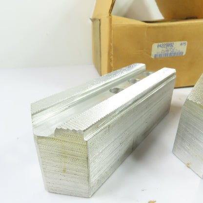 Abbott PH-1204-A Aluminum Serrated Lathe Chuck Jaws Set Of 3 6" x 2" x 2"