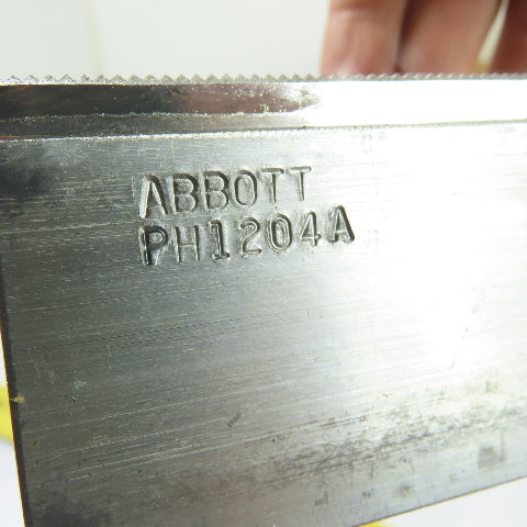 Abbott PH-1204-A Aluminum Serrated Lathe Chuck Jaws Set Of 3 6" x 2" x 2"
