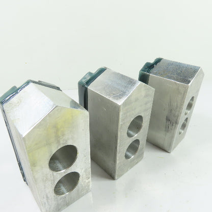 Dillon APB112P Aluminum Serrated Soft Lathe Chuck Jaws 4-1/2" x 2" W x 2-1/2" H