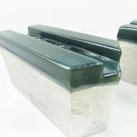 Dillon APB112P Aluminum Serrated Soft Lathe Chuck Jaws 4-1/2" x 2" W x 2-1/2" H