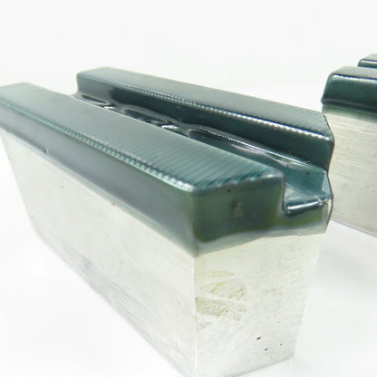 Dillon APB112P Aluminum Serrated Soft Lathe Chuck Jaws 4-1/2" x 2" W x 2-1/2" H