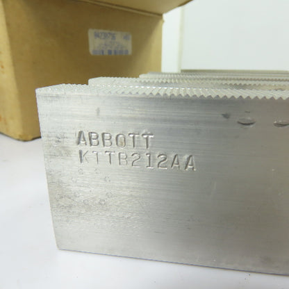 Abbott KTTB212AA 12" Chuck Aluminum Serrated Lathe Jaws Style P 5"x2"x1-7/8" H