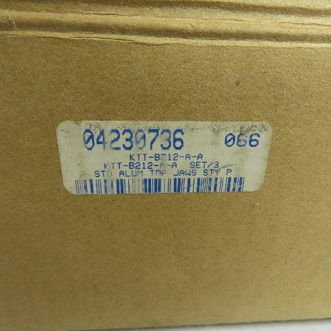 Abbott KTTB212AA 12" Chuck Aluminum Serrated Lathe Jaws Style P 5"x2"x1-7/8" H
