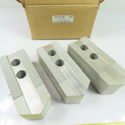 Abbott KTTB212AA 12" Chuck Aluminum Serrated Lathe Jaws Style P 5"x2"x1-7/8" H
