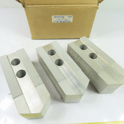 Abbott KTTB212AA 12" Chuck Aluminum Serrated Lathe Jaws Style P 5"x2"x1-7/8" H