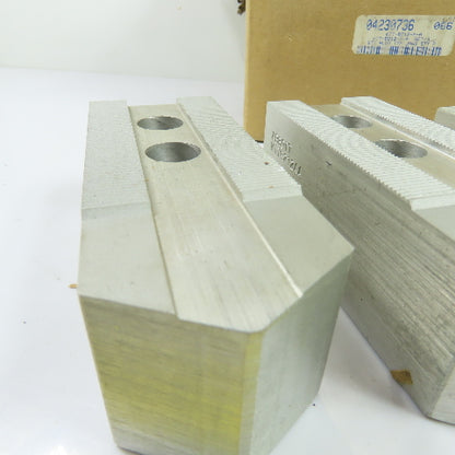 Abbott KTTB212AA 12" Chuck Aluminum Serrated Lathe Jaws Style P 5"x2"x1-7/8" H