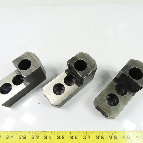 Dillon AB12-1RJ Reversible Serrated Lathe Chuck Jaws 4-3/4" x 2" x 2-1/2" Tall